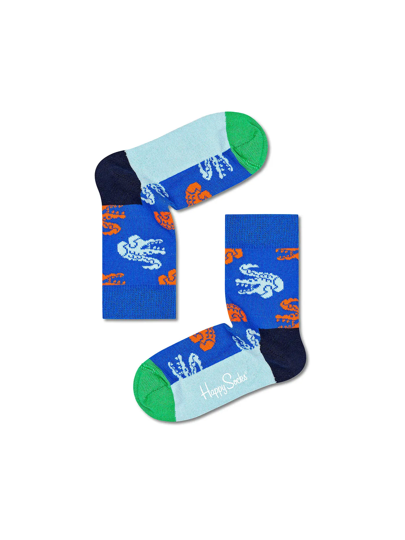 HAPPY SOCKS | Kinder Socken CROCODILE medium blue | 